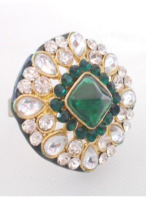 Kundan Finger Ring